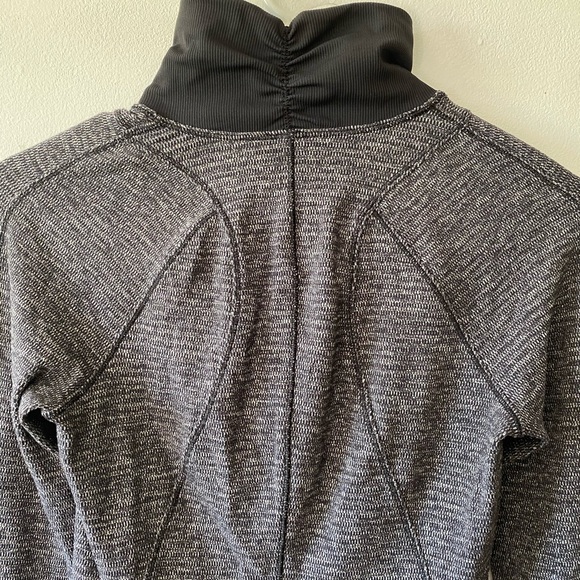 Lululemon Runderful 1/2 Zip Mini Check Pique Black - Picture 11 of 12